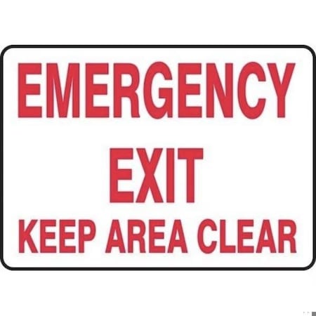 Accuform Exit Sign, Aluma-Lite, 10 in W, 7 in H FRMEXT554XL